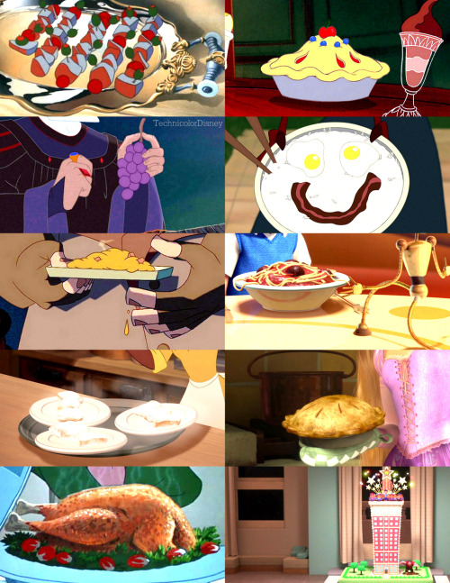 technicolordisney:Don’t you just want to try all the food in Disney movies? 