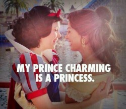 lesbian-love-and-quotes:  My prince charming is a princess.