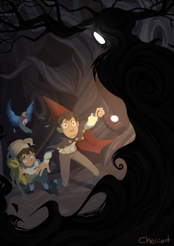 cheriiart:  Over The Garden Wall print that I plan to sell at Auckland Armageddon and Overload!  
