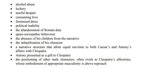 euryalus:tag yourself as antony’s flaws according to augustan propaganda i’m consuming l