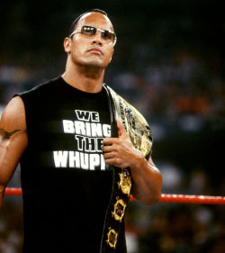 fishbulbsuplex:  WWE Champion The Rock