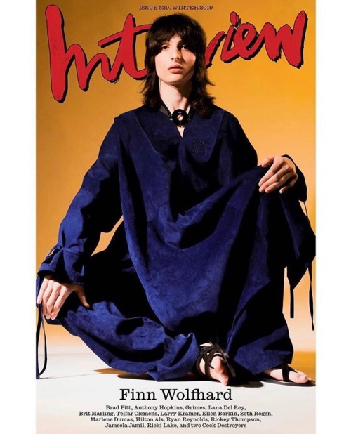 dailystrangerthings:Finn Wolfhard on the Winter Issue Cover for Interview Magazine 📸 by Cruz Valdez