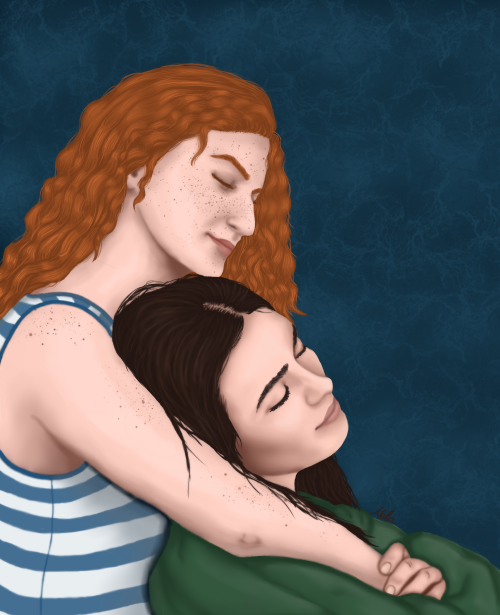 neladoesart:I spent the last three days obsessed with Mags and Jules from ´The last Girl Scout´ by N