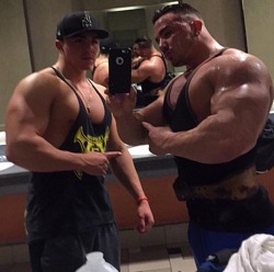 roidedbro:  bodybuilers4worship:  musclegodselfies:  Molding his little bro into a roided out muscle freak  Who have you shown the light to today   Roiders aren’t simply satisfied with their own growth. They are too much in love with muscle for that.