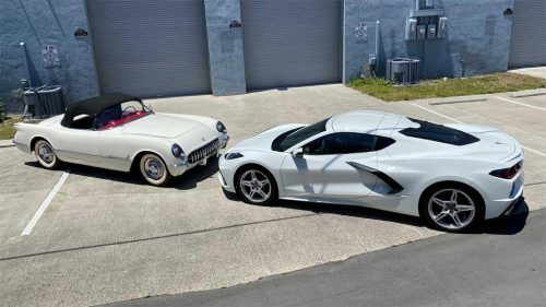 1953 Corvette and 2020 Corvette Stingray are both VIN #239