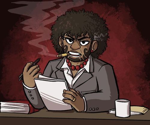 ameliarollsforinitiative:galena blackbrand, the grouchy chief inspector of the surface division of t
