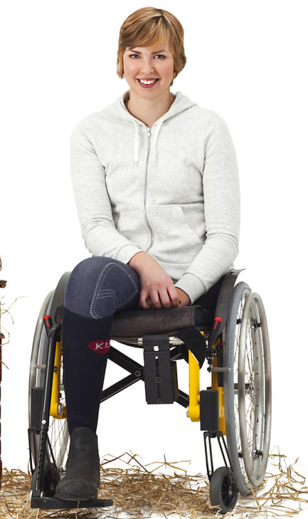 No idea who this cute LHD is.  Found her in a Wheelchair Ad