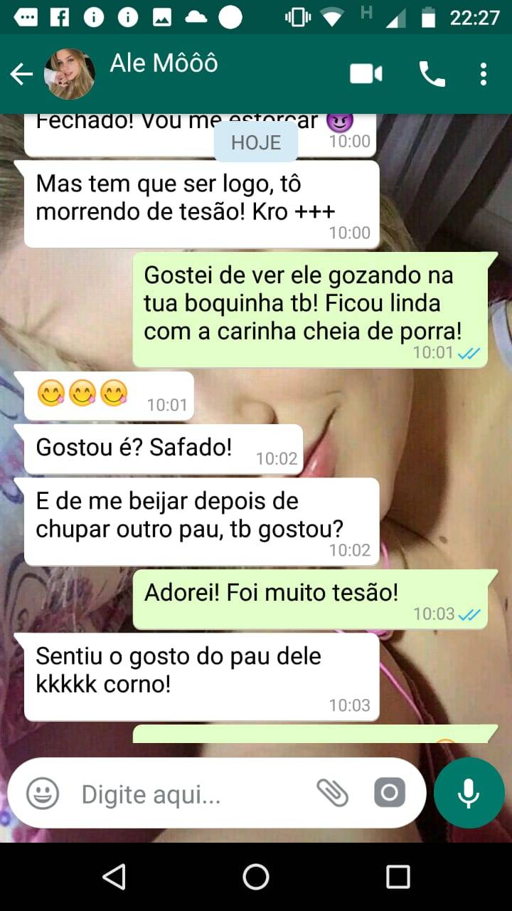odrols:Print do casal Ale e seu corno, experimentando pela primeira vez uma aventura
