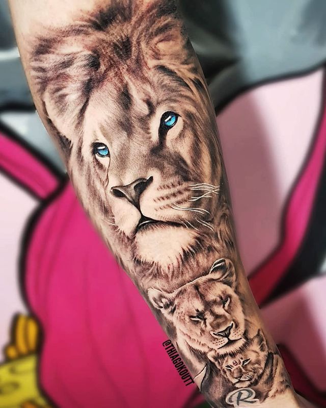 Freestyle Tattoo  Lioness and cubs by chris  Facebook