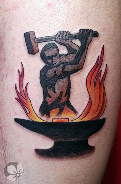 Spring Tattoo insperation — http://www.springtattoo.com blacksmith tattoo -...