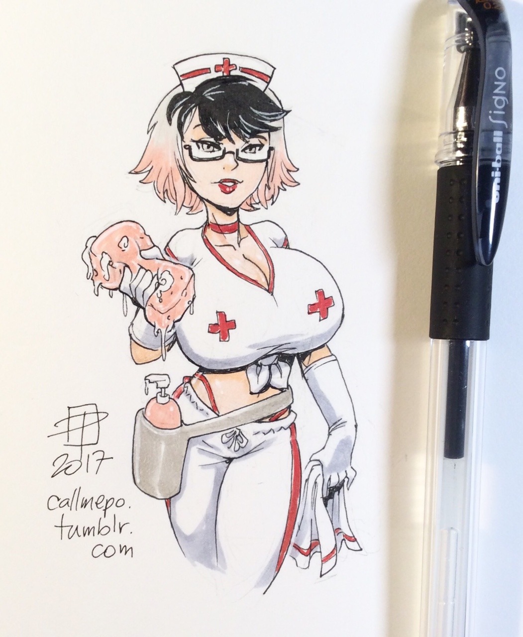 callmepo: This will probably be the last of the naughty nurses for now.   Feeling