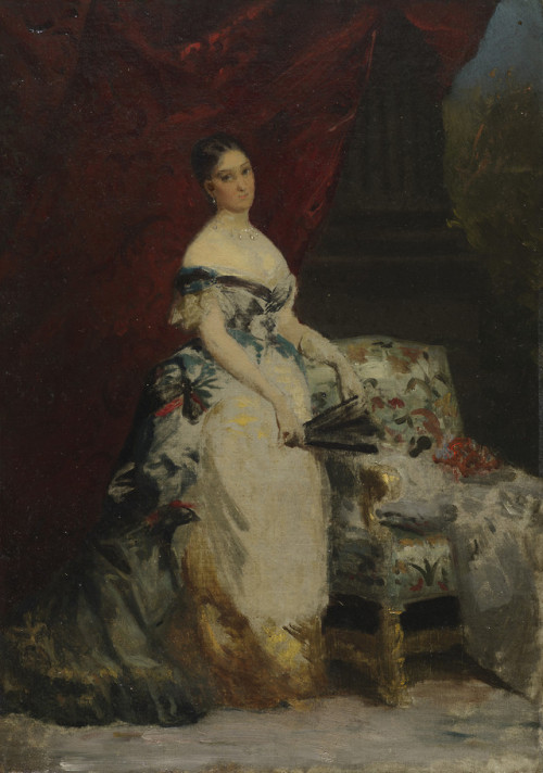 Portrait of Princess Brancaccio-Massimo, née Mary Elizabeth Hickson-Field Edouard-Louis Dubuf