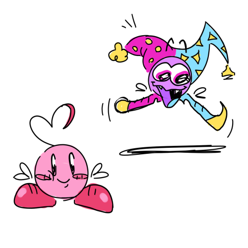 A Doodlepile Of Kurby And Marx I Drew One Time For Some Reason