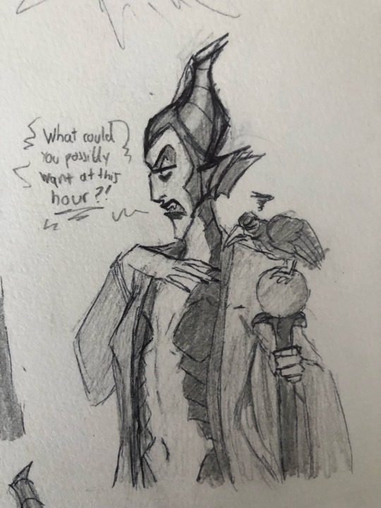 I had trouble drawing Maleficent so I sketched her in Disney's style for  practise. Art from May 2021 : r/drawing