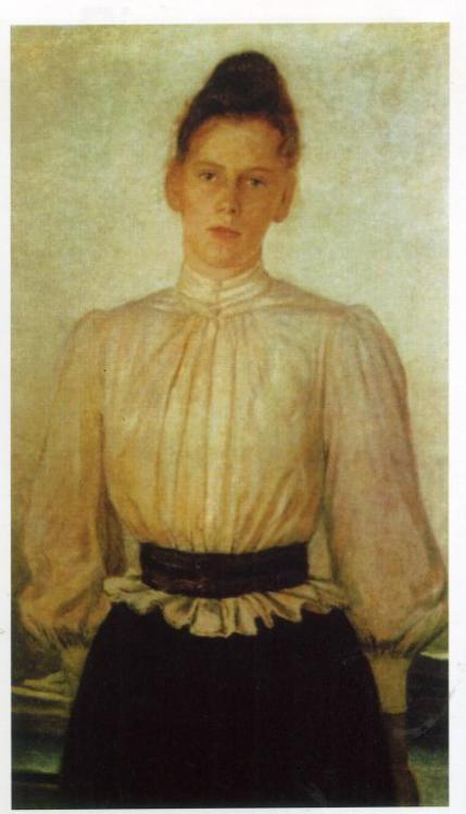 artist-nikolaige: Portrait of Maria Tolstaya, Leo Tolstoy’s Daughter, Nikolai GeMedium: oil,ca