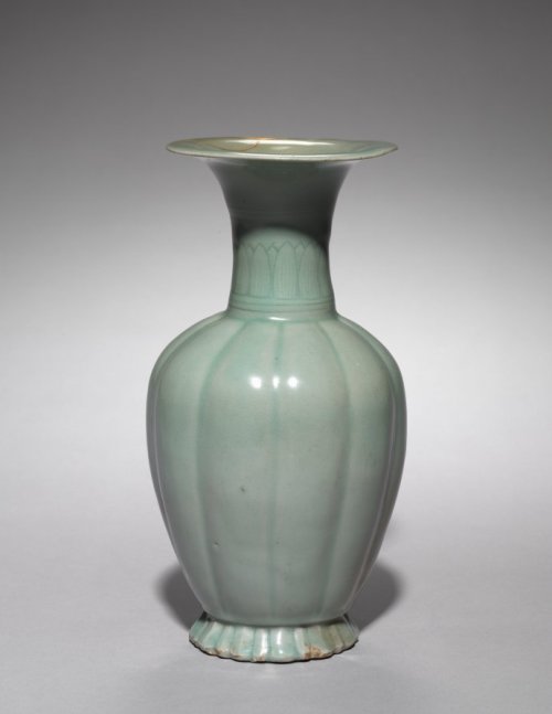 Vase in the Form of a Melon, 1100s, Cleveland Museum of Art: Korean ArtSize: Overall: 25.2 cm (9 15/