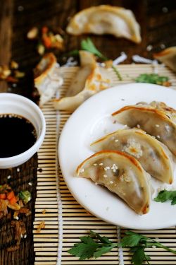 intensefoodcravings:  Fried Vegan Dumplings