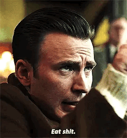 bucketbarnhouse:Steve, to Zola after capturing Bucky and experimenting on him:Steve, to tony when he wanted bucky to be brought in for a crime he didn’t commit:Steve, to T’challa when he tackled Bucky in the middle of a street:Steve, to the entirety