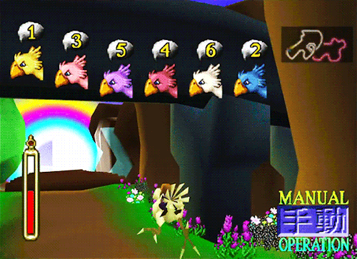 Chocobo Race ✿ Final Fantasy VII (1997)