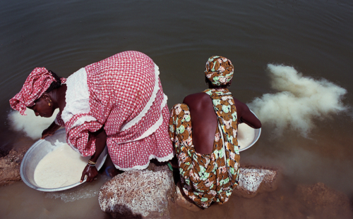 Photoarchive:  Chris Johnson, Women Making Clouds, 2000