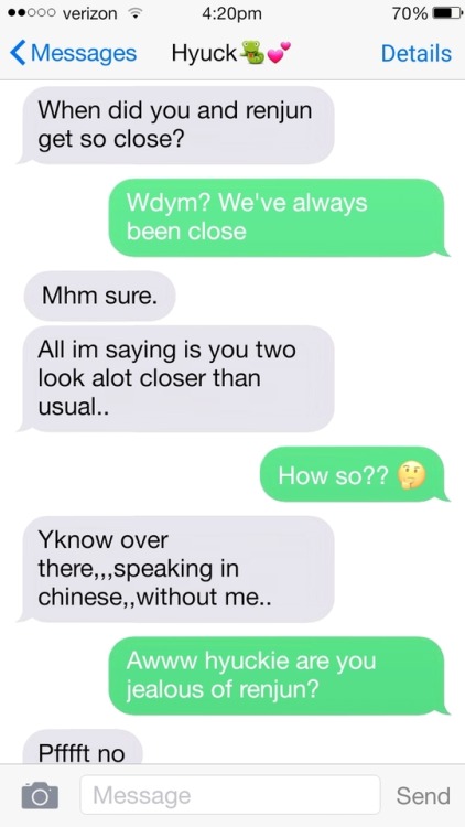 Chinese speaking reader makes haechan jealous while talking to renjun in chinese about a surprise bd
