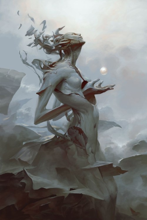 ex0skeletal-undead: Binah, Emanation of Knowledge by Peter Mohrbacher