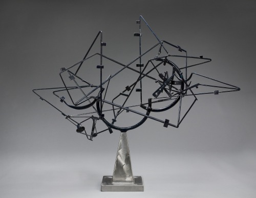  David Smith (American, 1906-1965) Cage d’étoiles (Star Cage), 1950Painted and brushed steel, 114 x 