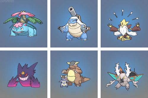 chipsprites:All current Mega Pokémon [x] ۞ ~