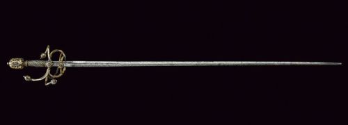art-of-swords:Rapier Maker: Antonio PiccininoDated: mid-16th centuryCulture: ItalianMeasurements: ov