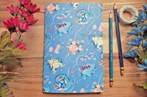 retrogamingblog:Pokemon Notebooks made by Weissidian  @die-an-ah