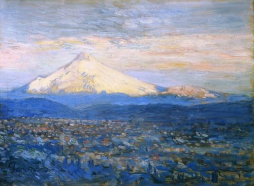 Mount Hood - Frederick Childe Hassam 1904Impressionism