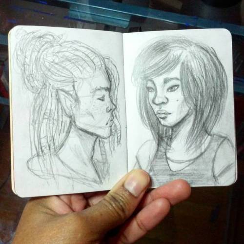 Good morning! Kept it sketchy for #dailysketch 010 &amp; 011 . Tags: #sketchaday #sketchdaily #s