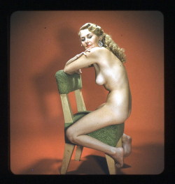 grandma-did:  vintagebeautyredux:  She’s Tight   The chair, however, is ugly as sin.