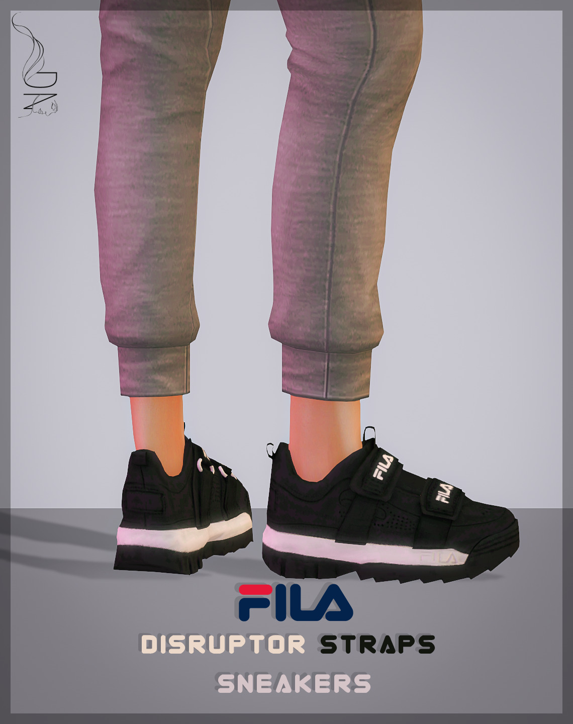 DarkNight Sims — Disruptor Sneakers Hi! I've made a new Fila...