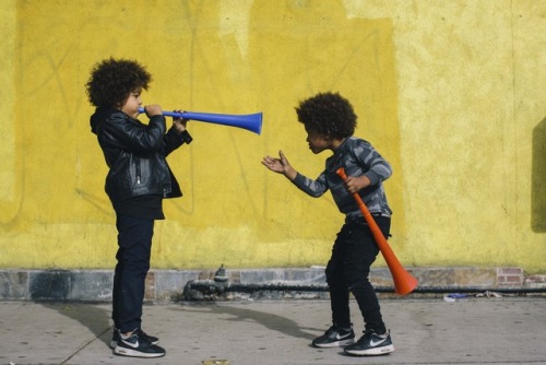 Brothers.  Martin Luther King Parade. Los Angeles, CA 2018