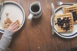 likaclo:  vintagefoods:  waffles for breakfast by marmunia on Flickr.  бЛиннн хочу такую весчь..  Венские вафли)))