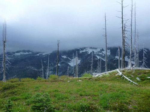 Day 5 - Escondido Ridge - Lemah Mountain holding the western storm by Blackhelos on Flickr.