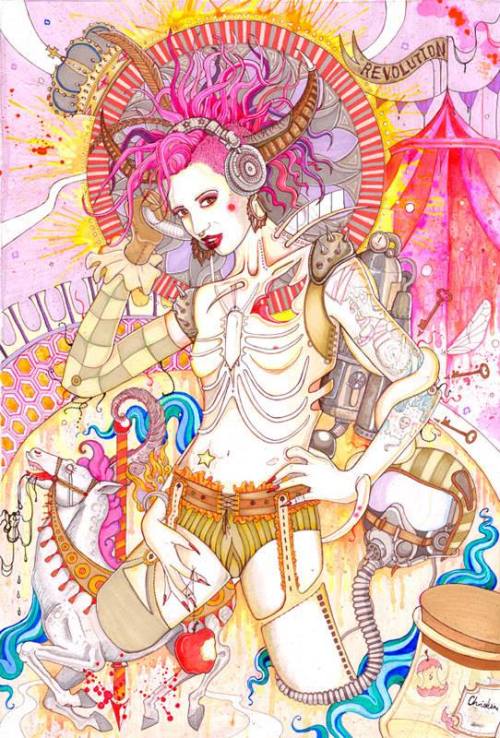 artagainstsociety:  artisafeeling:Malady Charlotina  Also known as alt model Ulorin Vex! 