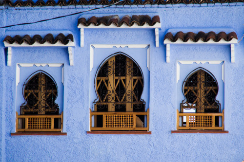 danielalfonzo: Windows in Chefchaouen, Morocco. 