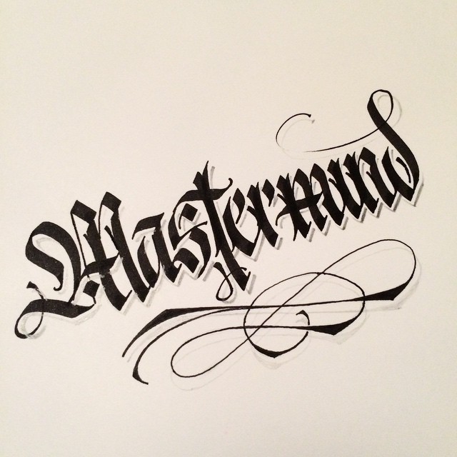 Seven Seventy Five — Mastermind. #makedaily #calligraphy #calligraffiti...
