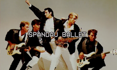 coldwarhol:  New Wave Acts + VHS Effect