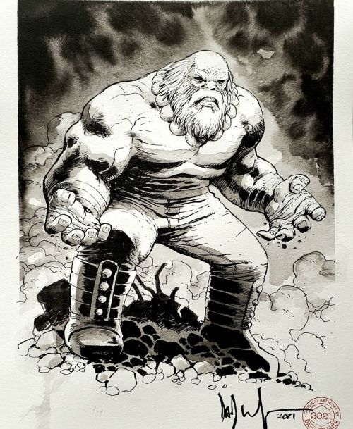 Maestro commission done at #C2E2 back in December.#maestro #hulk #marvel #comicsketch #consketch #