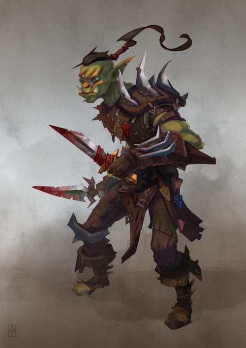 meninfantasyart:Slim Ork by Trufanov