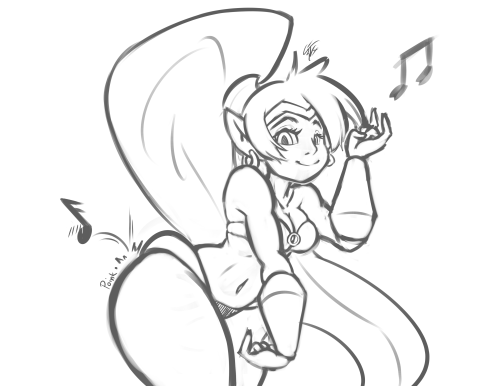 nsfwkevinsano: leaddoodles: Shantae from Stream 3/3 PATREON TIP JAR LINK Those hips don’t lie