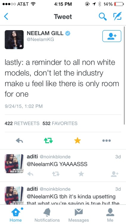 rxxxxxp:  paperandinklings:  Neelam officially became my fave  Neelam is so important to me  