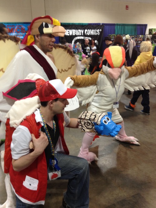 adventures with red helix bird jesus and friends  helix!!!!!!!!!!!!!!! cosplayers, red matthew luis