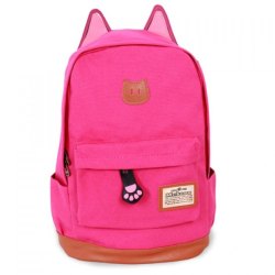 nekopanties:  Get one of these cute “Cat Ear Canvas Backpacks&ldquo; for only ű.99 at Rosewholesale. 