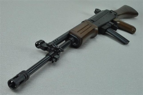 gunrunnerhell:  AP-84 This rifle was made by Armi Jager of Italy and imported by a few companies in the U.S for a very short time. It mimics the Israeli Galil but was available in either .22 LR or .22 Magnum. These are fairly rare in comparison to the