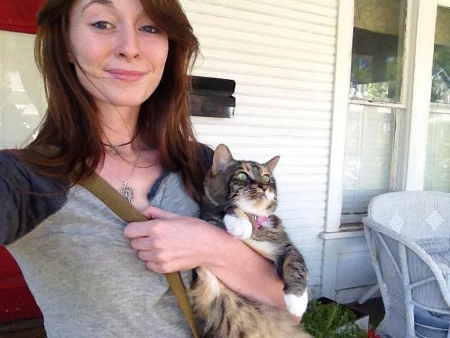 cute-overload:  My cats reaction to being outside for the first time..http://cute-overload.tumblr.com