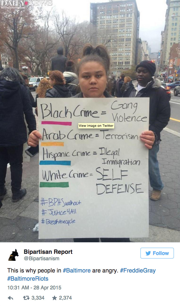 huffingtonpost:  12 Powerful Responses To People Who Think The Baltimore Protests